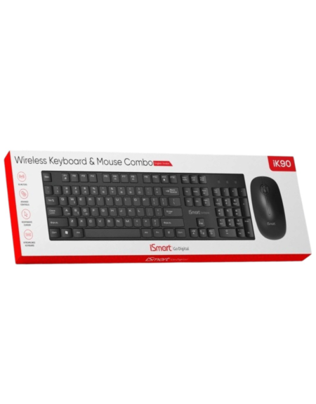 iSmart Wireless Keyboard & Mouse Combo iK90